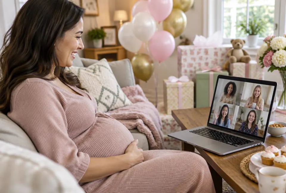 How to Host a Virtual or Hybrid Baby Shower